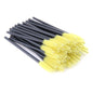 Set of 50 Blushimmer eyelash and eyebrow brushes with mascara wands and spoolers for false eyelash extensions and cosmetic application