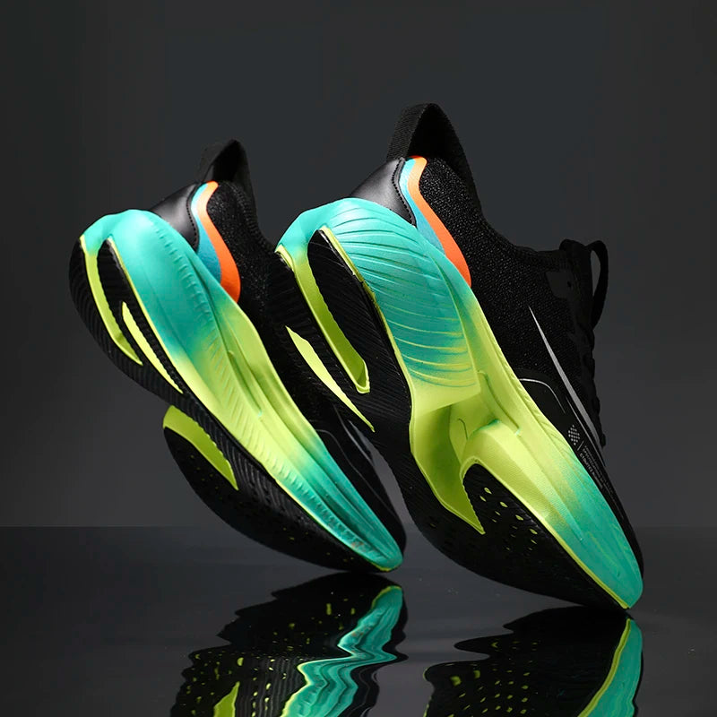 Men's Women's Road Running Shoes Jogging Sneakers Track Running Running Minimal Canvas Air Mesh Height Increasing Platform