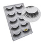5 Pairs Multipack 3D Mink Lashes False Eyelashes Handmade Wispy Fluffy Long Lashes Natural Eye Makeup Tools Eye Lashes G806