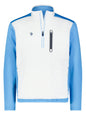 White Water Life Hampton Pullover technical layer quarter zip, navy blue with a high collar and subtle branding.