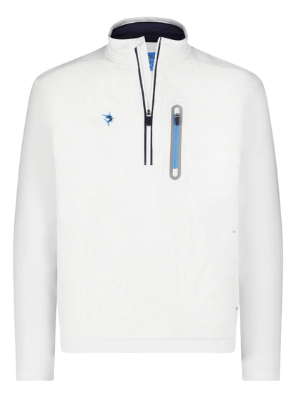 White Water Life Hampton Pullover Technical Layer quarter zip, lightweight outdoor top, shown in a close-up view.