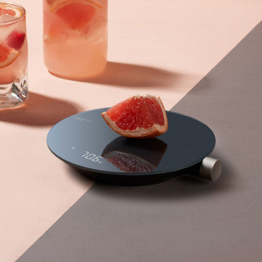 HOTO smart kitchen scale with digital display and stainless steel surface for precise daily food measurements