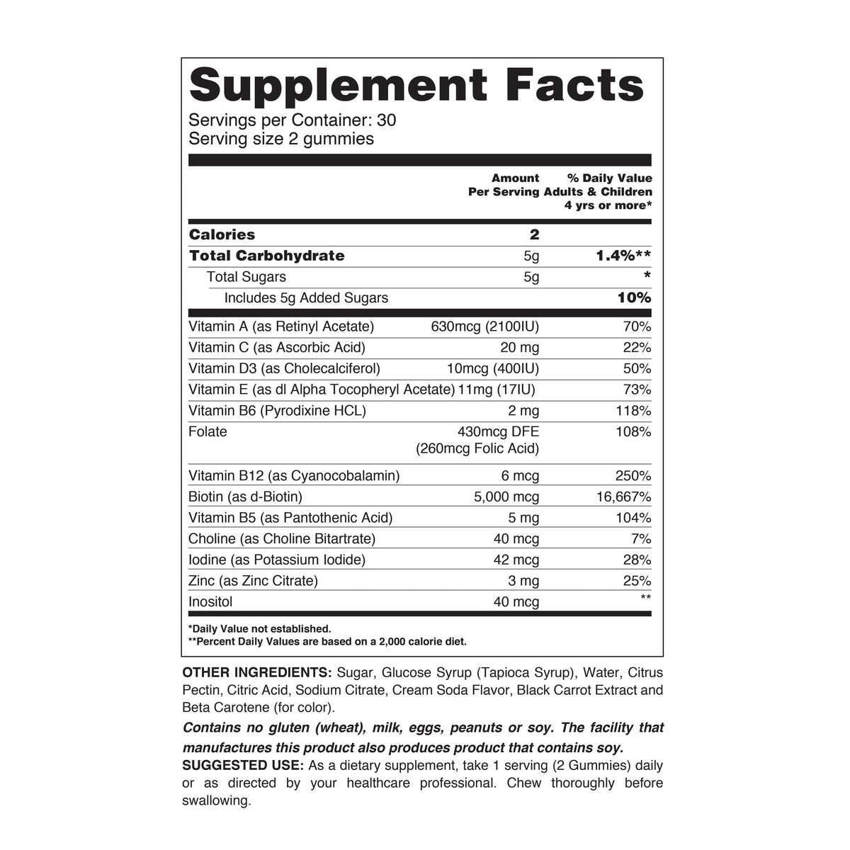 Tapioca hair, skin, and nails supplement by Your Label, showing a bottle with capsules and natural tapioca ingredients.