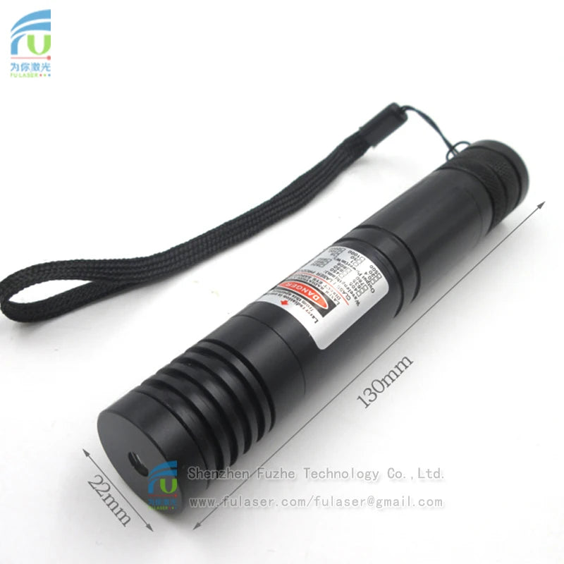 FU520ADX-BXS22 505-525nm 520nm <1mW Adjustable Focus Green Dot Spot Point Laser Pointer Laser Light Pen Lazer Lamp Head