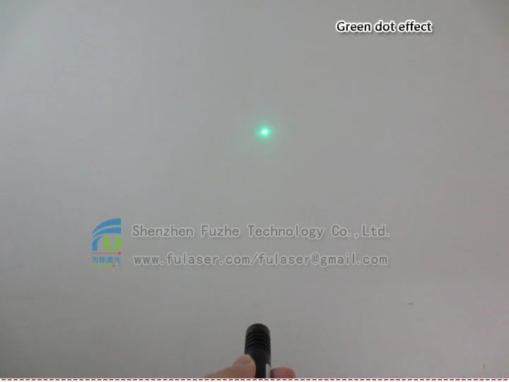 FU520ADX-BXS22 505-525nm 520nm <1mW Adjustable Focus Green Dot Spot Point Laser Pointer Laser Light Pen Lazer Lamp Head