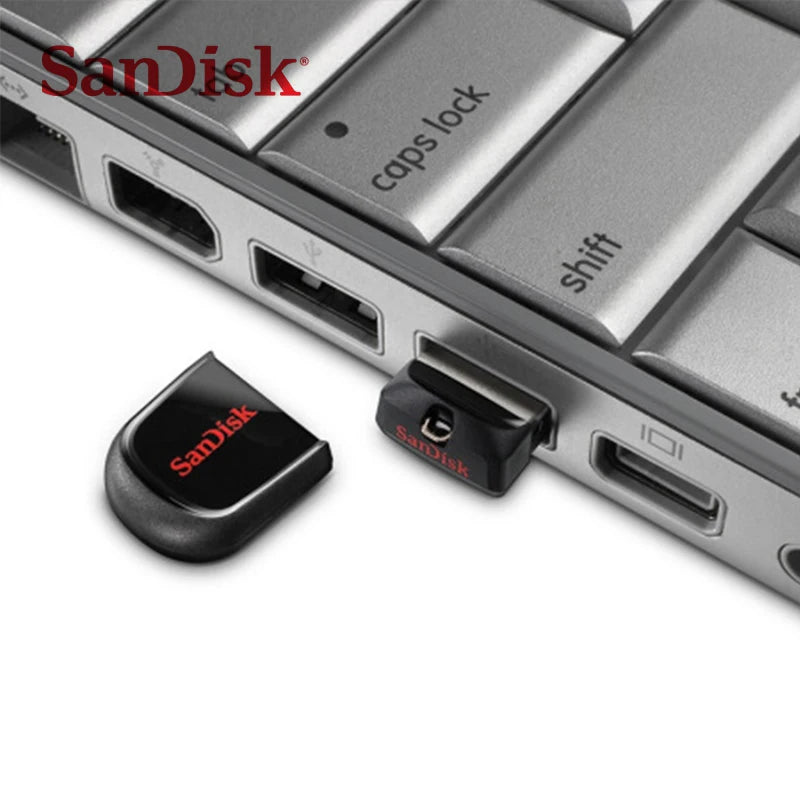 SanDisk super mini metal usb flash drive 64GB 32GB 16GB flash drive portable 128GB memory stick Pendrive Storage flash disk