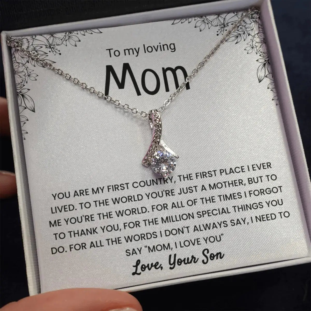 Zircon Herringbone Necklace