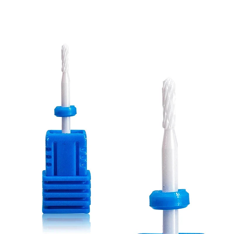1pcs Ceramic Milling Cutter Nail Drill Bits Electric Manicure Drills Pedicure Mill Bits Machine Files Nail Art accessories Tool