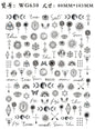 Nail Sticker Snake  Dragon Butterfly Black Multicolor Decals Nail Art Tattoo Slider Water Transfer Letter Nails Art Decoration