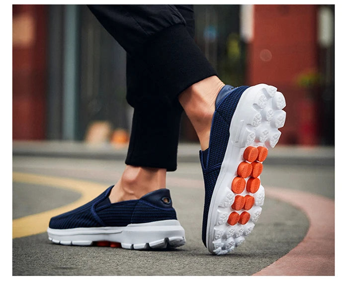 Slip-on Men Loafers Spring New Driving Shoes Men Breathable Men Casual Shoes Non-Slip Shoes Loafers Big Size 45 Chaussure Homme