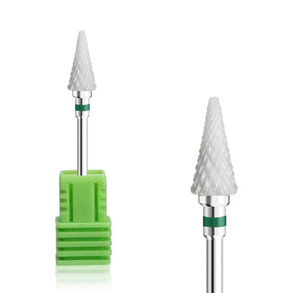 1pcs Ceramic Milling Cutter Nail Drill Bits Electric Manicure Drills Pedicure Mill Bits Machine Files Nail Art accessories Tool