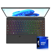 Oem Odm Cheap Sale 14Inch Laptop M2 256Gb 512Gb 1Tb 2Tb Ssd Intel N95 4500Mah Battery Bt 4.2 Black Transparent Business Laptop