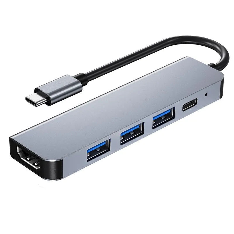 5in1 USB TYPE C Docking Station Type C 3.1 to USB 3.0 and HDTV Port Multi-function USB 3.0 Hub