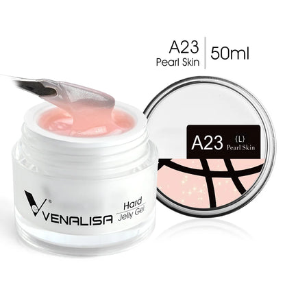 Blushimmer 50ml TPO Free Jelly Nail Extension Gel in clear, natural color for French nails, UV soak-off nail builder and construction gel