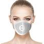 KN95 Face Mask With Breathing Valve Dust Masks With Valved Face Mask Face Equivalent to FFP2 close to FFP3 PM046