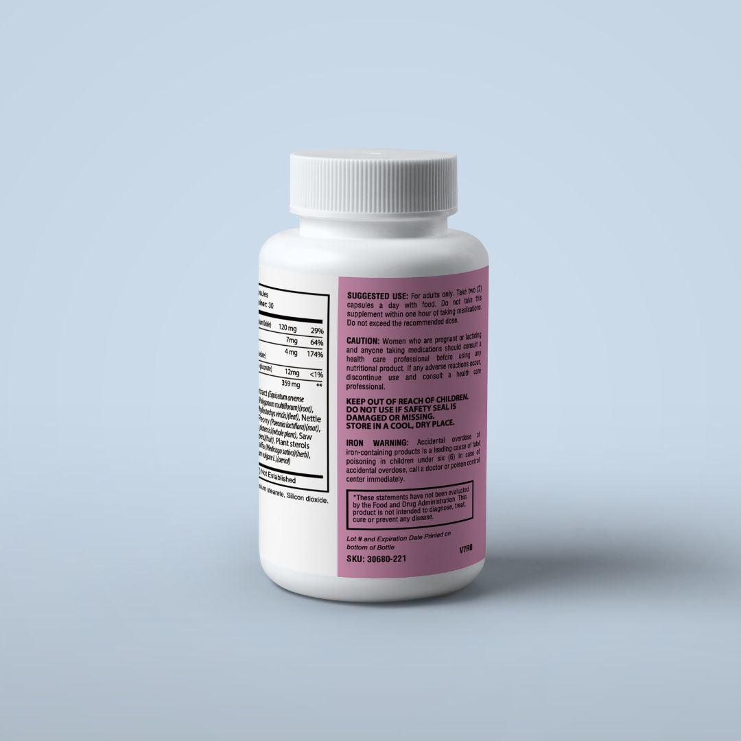 Nutra Moment Hair, Skin & Nail supplement bottle with capsules, showing health and beauty product for hair, skin, and nails.