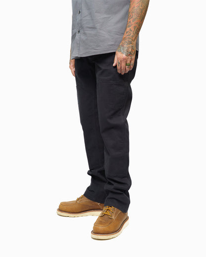 Black Hardened Double Knee Pants by Off The Grid Surplus featuring reinforced double knees and durable fabric for rugged workwear.