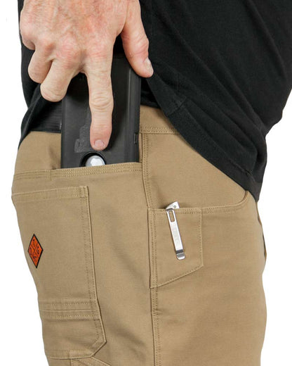 Off The Grid Surplus Havok Shorts 12-inch in Coyote with magpocket, featuring durable fabric and tactical design for outdoor activities.