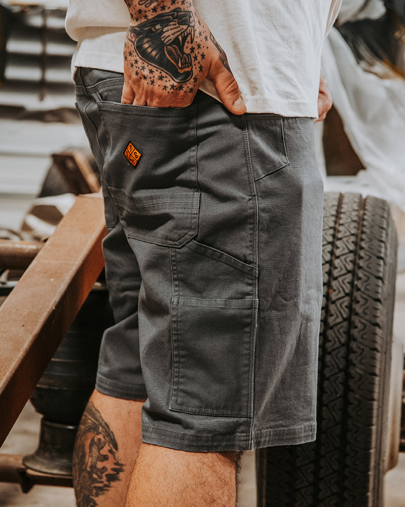 Off The Grid Surplus Havok Shorts 10-inch in Castlerock color, featuring a durable fabric and casual fit perfect for outdoor activities.