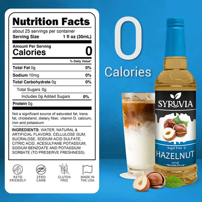 Sugar-Free Hazelnut Syrup