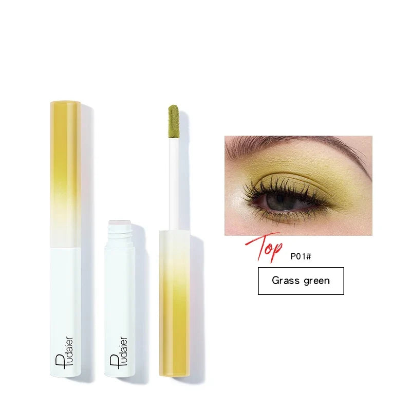 8 Colors Matte Liquid Eyeshadow Stick Waterproof Lasting Matte Metallic Easy To Makeup Professional Eye Dark Brown Eyeshadow