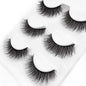 SHIDISHANGPIN 3 pairs 27 styles 3D Faux Mink Hair Soft False Eyelashes Fluffy Wispy Thick Fake Lash Handmade Eyelash Eye Makeup