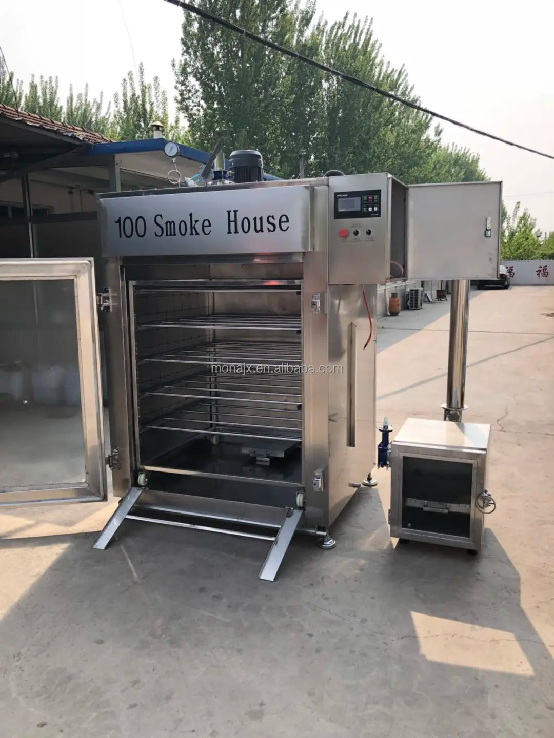 Smokehouse Oven Chicken Smoking Machine Sausage Smoke Machine Steam Generator Stainless Steel Meat and Sausage Drying Machine