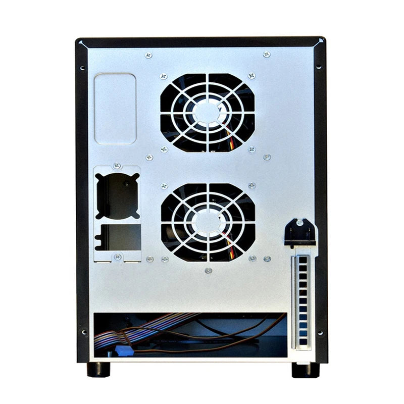High Quality 8-Bay Aluminum NAS 3.5" SATA HDD Hot-Swap Ethernet Premium Mini-ITX Cloud Storage Server Case Motherboard Psu Ram