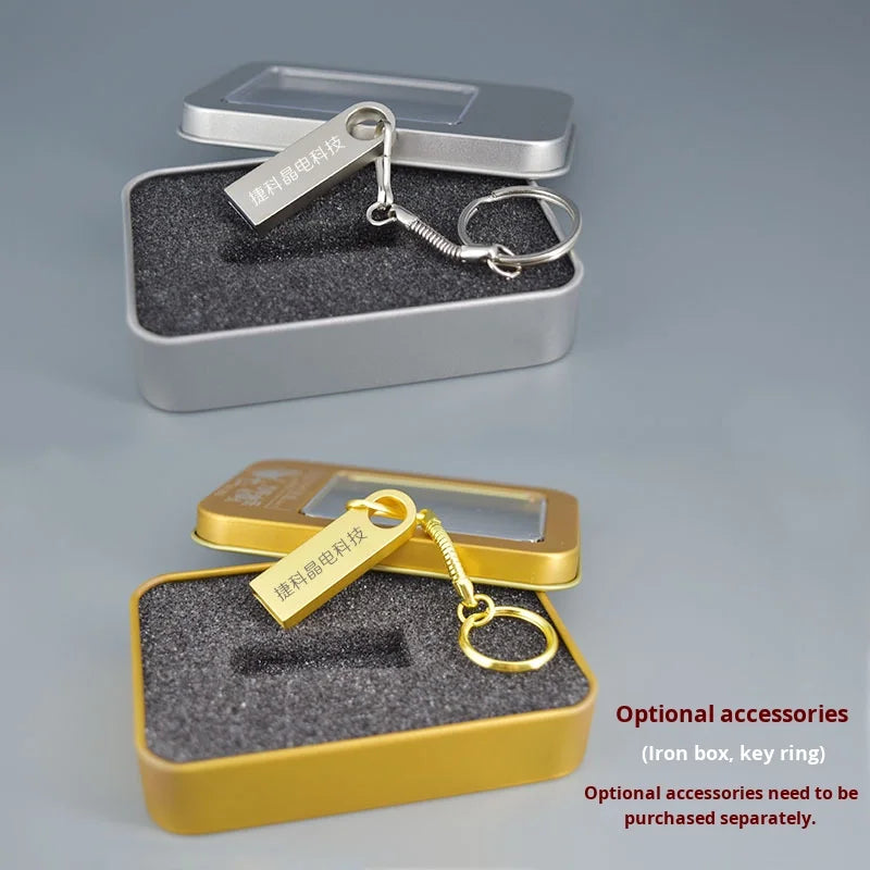Wholesale Creative Metal USB Flash Drive 64GB Engraving 3.0 High-Speed 128GB Waterproof 32GB Mobile Phone Gift Car USB 2.0