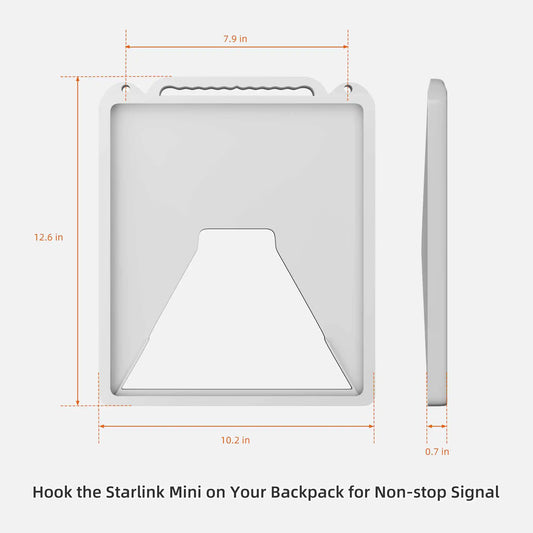 Anti-Bump Silicone Protector Starlink Mini Case Cover Starlink Mini Backpack Protective Cover for Non-Stop Signal