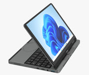 Portable Laptop  10.5 Inch 360 Degree Rotation Laptop Win11 Pro Intel N150 Lightweight Mini Portable Laptop Face Recognition