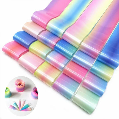 Blushimmer Halloween and Christmas nail art stickers featuring gradient transfer paper, floral and stripe designs for manicure decoration
