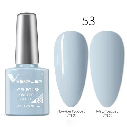 Blushimmer luxury color gel nail polish in a vibrant shade, UV and LED soak-off formula, long-lasting gel varnish for nails.