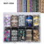 Blushimmer leopard print nail foils and animal nail art stickers with snake skin design for manicure decoration.