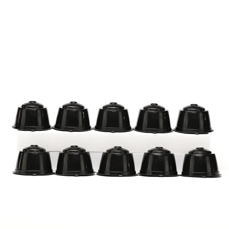 10PCS Refillable Capsules for Nescafe DOLCE GUSTO Coffee Capsules Reusable Filter with Spoon Brush Coffee Pods High Quality