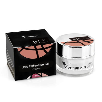 Blushimmer 50ml TPO Free Jelly Nail Extension Gel in clear natural color for UV soak-off nail extensions and French nail designs