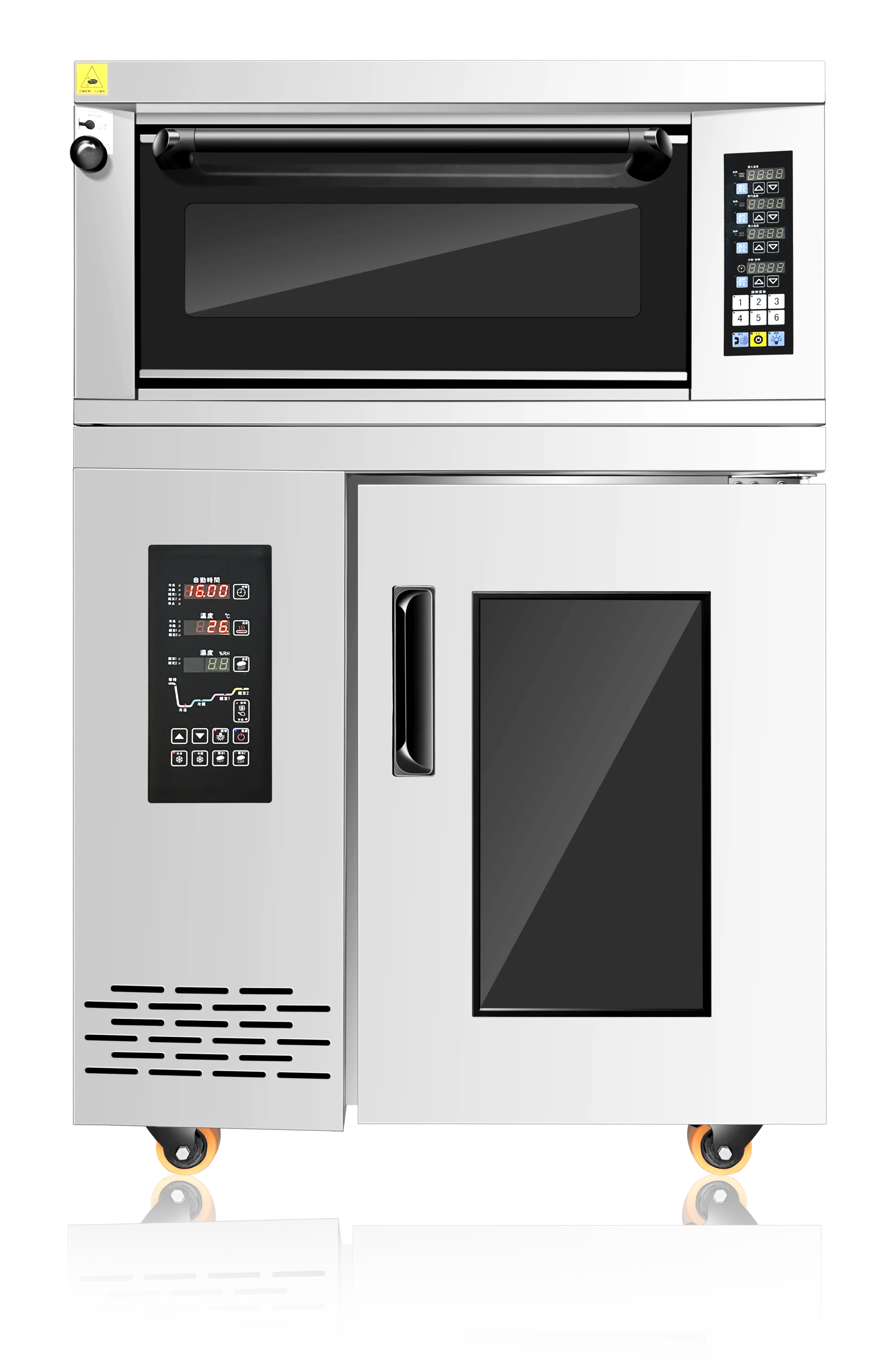 Electric Fully Automatic Fermentation Box Proofer Bakery Digital Control Overheat Protection 2000W -10~45 Multi-Voltage