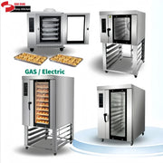 Buy CE ETL 5/10/12 Tray Convection Oven Hot Air Oven for Commercial Use with Steam Injection Function Combi Oven Steam Oven