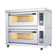 Commercial Electric Oven 220V 2 Tray Pizza Baking Electric Oven for Bakery Pizza Pastry MCO01004