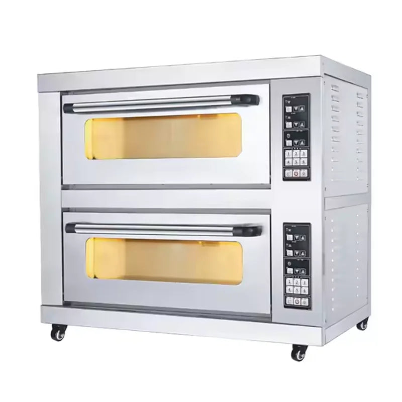 Commercial Electric Oven 220V 2 Tray Pizza Baking Electric Oven for Bakery Pizza Pastry MCO01004