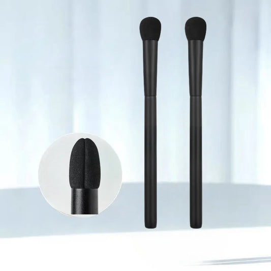 Wholesale High Quality Flat Brush Blusher Cheek Makeup Brushes with Synthetic Hair and Handle