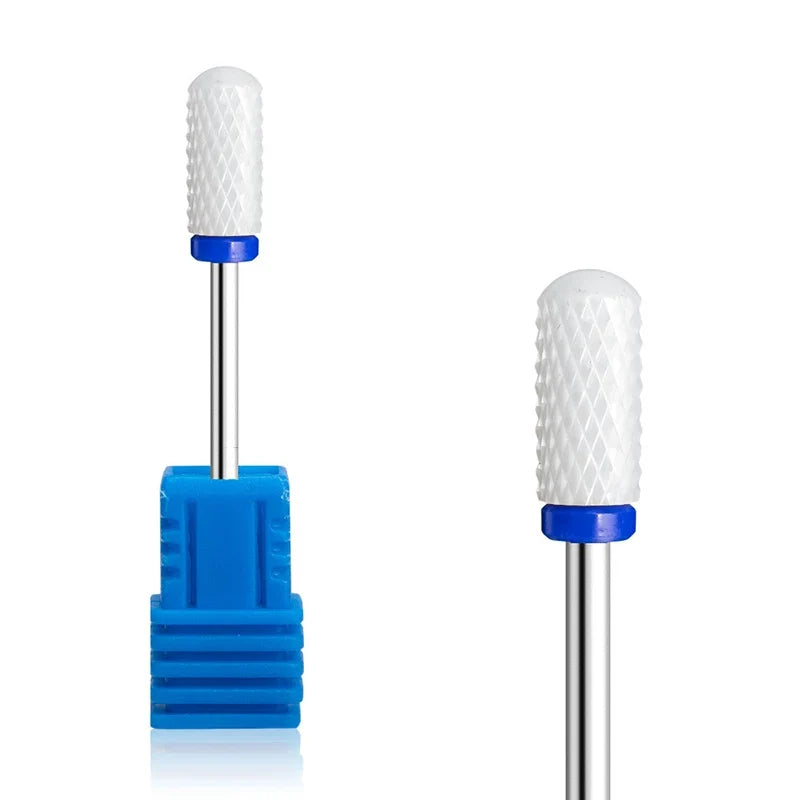 1pcs Ceramic Milling Cutter Nail Drill Bits Electric Manicure Drills Pedicure Mill Bits Machine Files Nail Art accessories Tool