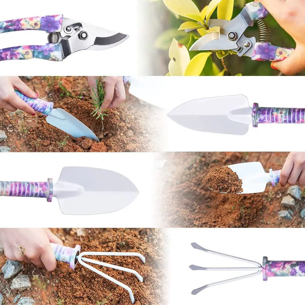 Cheap Price Hot Selling Purple Women Garden Tools Set  6 Pcs