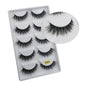 5 Pairs Multipack 3D Mink Lashes False Eyelashes Handmade Wispy Fluffy Long Lashes Natural Eye Makeup Tools Eye Lashes G806