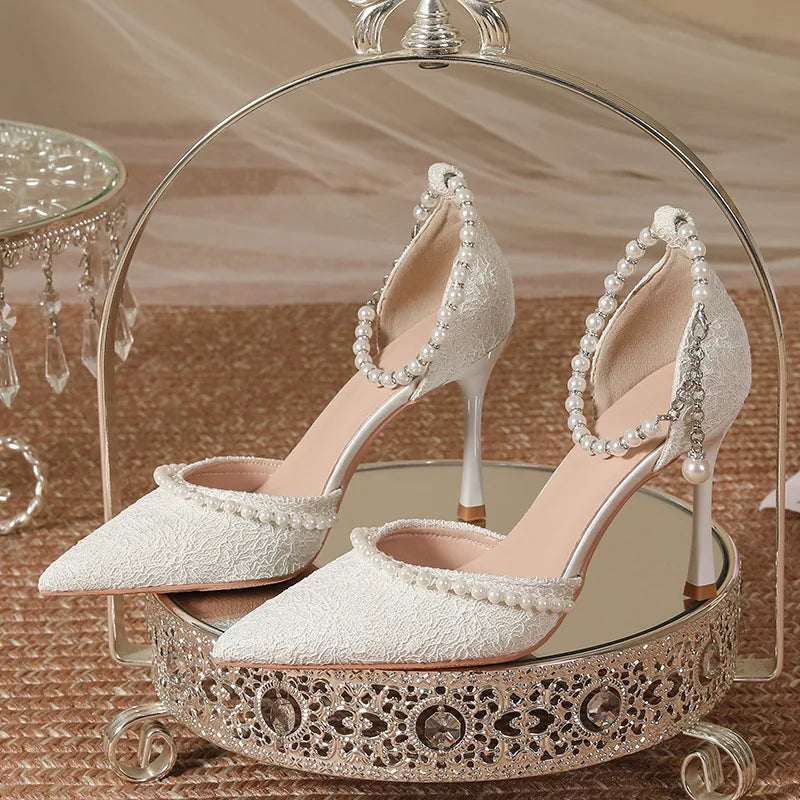 ZAZB Brand Custom Leather High Heels Shoes for Women Sandals and Ladies Femmes Wedding Bride Chaussures Pour Femmes
