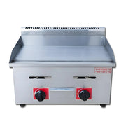 Fast Food Restaurant Kitchen Stainless Steel Countertop Gas Griddle Suitable for Frying Chicken Cutlets and Hamburgers