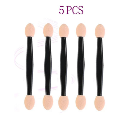 Set of 5/30/50/100PCS Blushimmer dual-sided eyeshadow sponge brushes for makeup application and cosmetic use.