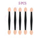 Set of 5/30/50/100PCS Blushimmer dual-sided eyeshadow sponge brushes for makeup application and cosmetic use.