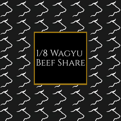 Five Oaks Farm Wagyu beef steak and snack collection with various Wagyu cuts and snacks on a wooden board.