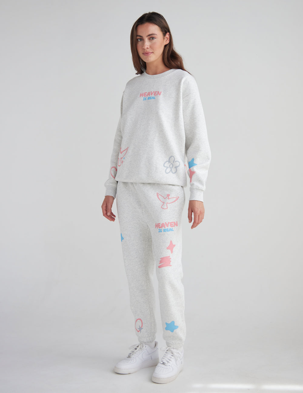 Unisex Heaven Is Real sweatpant by Elevated Faith, featuring a comfortable fit and soft fabric in a casual, stylish design.